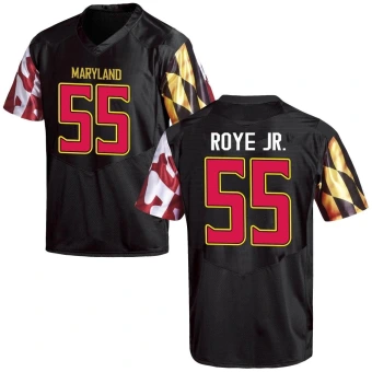 Men's Maryland Terrapins Andre Roye Jr. Football Jersey - Game Black