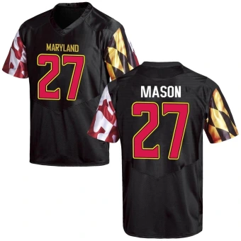 Men's Maryland Terrapins Eli Mason Football Jersey - Game Black