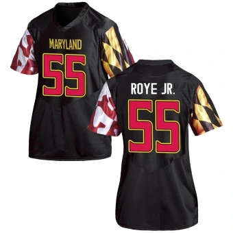 Women's Maryland Terrapins Andre Roye Jr. Football Jersey - Game Black