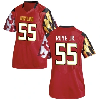Women's Maryland Terrapins Andre Roye Jr. Football Jersey - Game Red