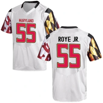 Youth Maryland Terrapins Andre Roye Jr. Football Jersey - Game White