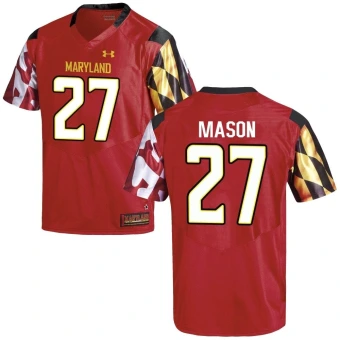 Youth Maryland Terrapins Eli Mason Football Jersey - Replica Red