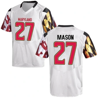 Youth Maryland Terrapins Eli Mason Football Jersey - Replica White